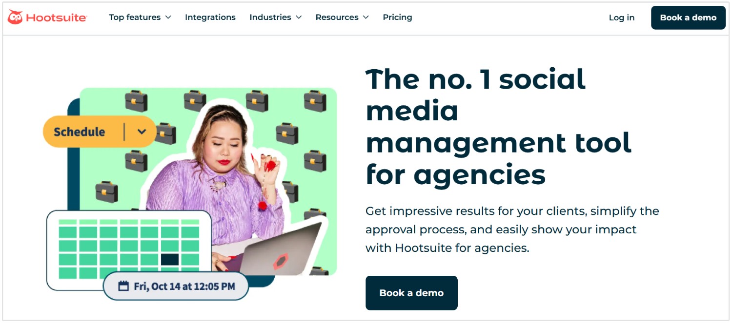 Hootsuite social media marketing automation
